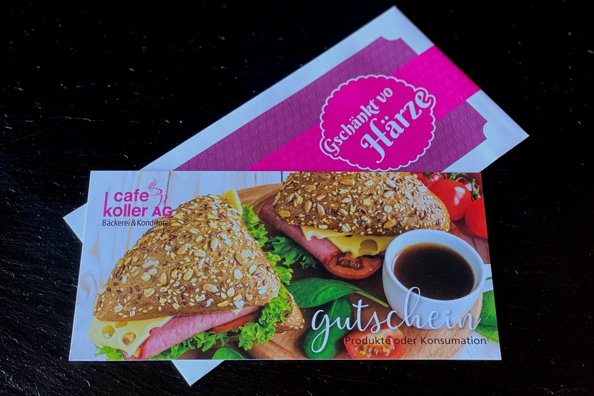 Gutschein | Cafe Koller AG